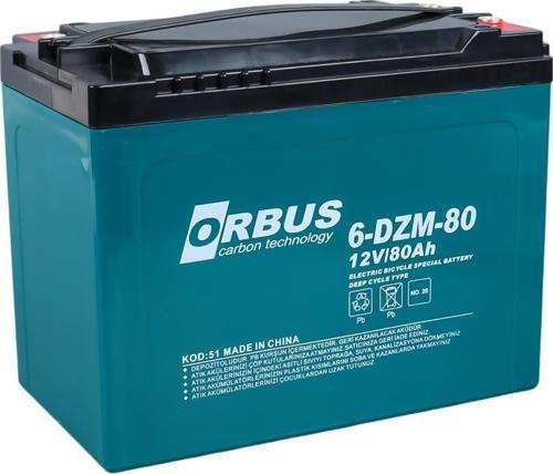 6DZM-80 12 Volt - 80 Amper Elektrikli Bisiklet Aküsü (175 X 120 X 226 MM)