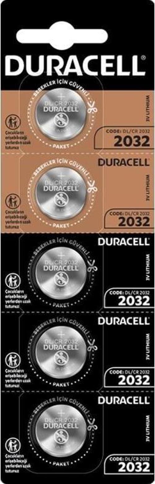 CR2032 Lityum Düğme Pil (5'li Paket)