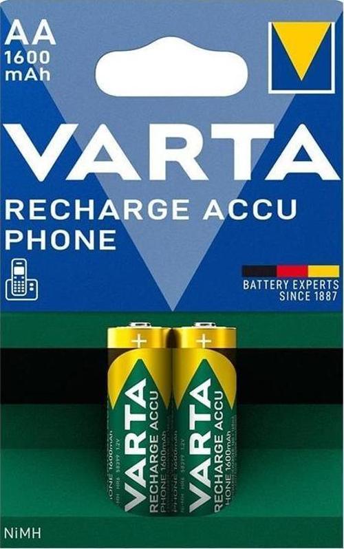 T399 1.2V 1600 mAh Şarjlı AA Kalem Pil (2'li Paket)
