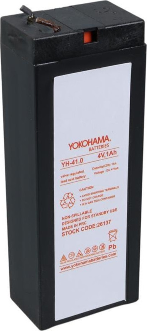 YH-41.0 4 Volt - 1 Amper Akü (34x64x21 mm)