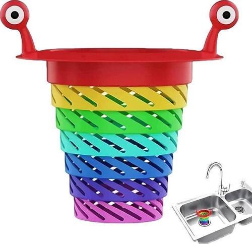Renkli Mutfak Lavabo Süzgeci