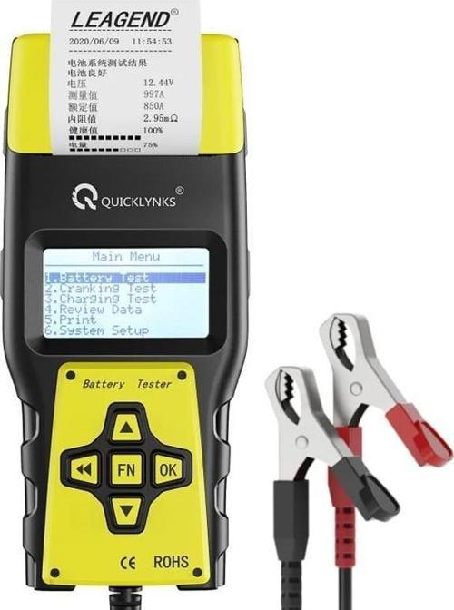BA1000 12V 30-220Ah Akü Test Cihazı