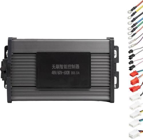 SD-21465 48V-60V 600 Watt Elektrikli Bisiklet ve Scooter Beyni Akıllı Güç Kontrol Beyin Ünitesi