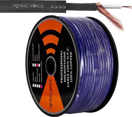Magicvoice Mi̇krofon Kablosu Mono 1. Kali̇te 100 Metre Mor