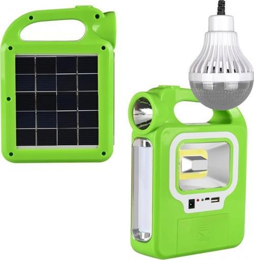 HB-6399B Solar Tamirci Balıkçı Çalışma Lambası Uzatma Ampul Dahil (PowerBank Özellikli)
