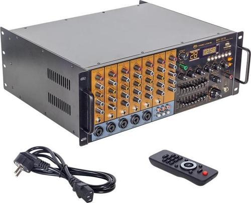 Magicvoice MV-1215 USB-BT-UK Rms 200W - Max.1600W 6 Zon Trafolu Küp Mixer Amfi