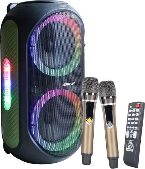 Shile SL-2012 El Mikrofonlu Kumandalı USB, SD ve Bluetooth Taşınabilir Hoparlör
