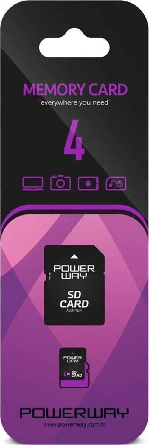 PWR-4 Micro 4GB Micro SD Hafıza Kartı