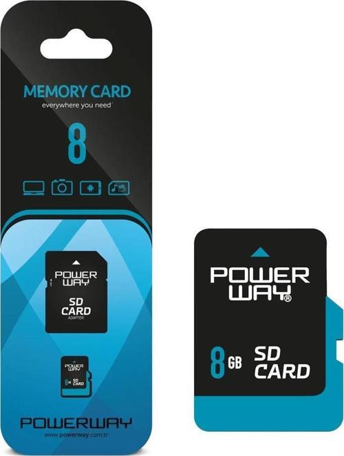 8 GB Micro SD Hafıza Kartı PWR-8