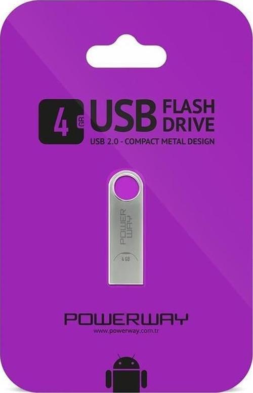 4 Gb Metal Usb Flash Bellek