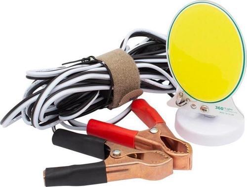 TM-24 Cob Ledli 13 Watt Akü Maşalı 4 Metre Kablolu Taşınabilir Seyyar Panel Lamba