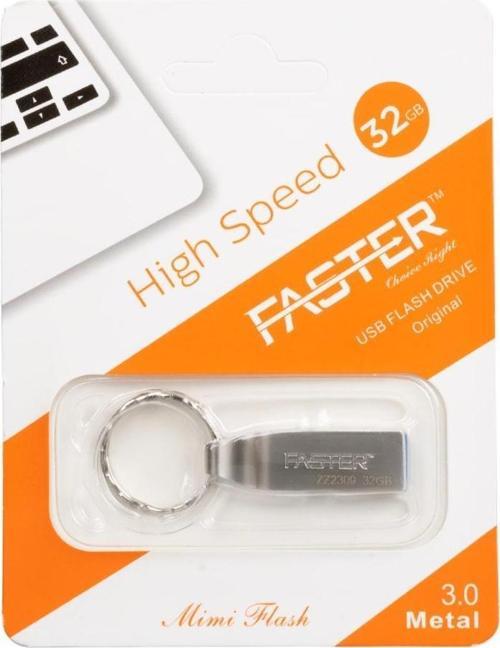 Faster 32 Gb Metal USB Flash Bellek