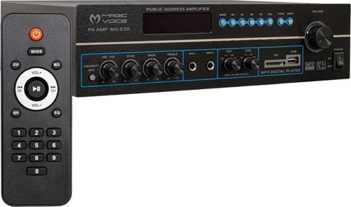 Magicvoice MV-530 120 Watt Usb-Sd-Bluetooth 2 Bölgeli Hat Trafolu Amfi