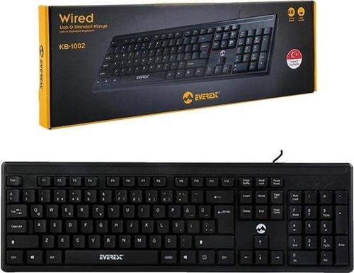 KB-1002 Siyah USB F Standart Klavye