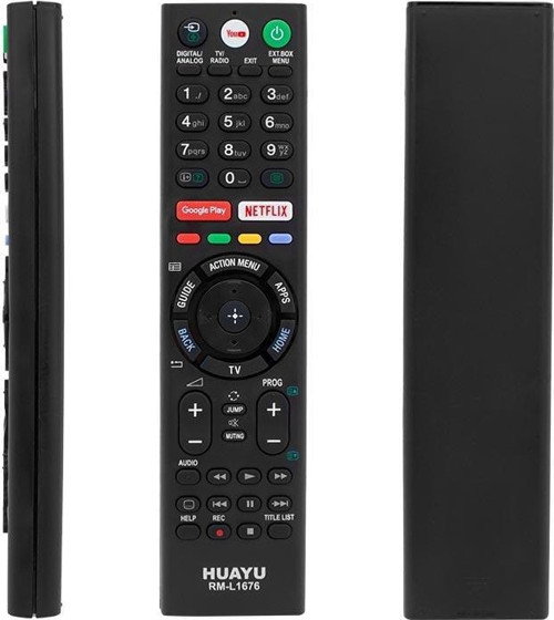 Sony RM-L1676 Google Play - Netflix - Youtube Tuşlu Universal Lcd-Led Tv Kumanda