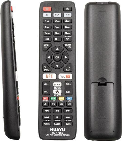 HL-1765E Prime Video Youtube Netflix Tuşlu TV-Uydu-DVD Öğrenebilen Akıllı Kumanda