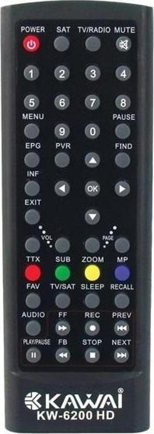 KW-6200 HD Uydu Alıcı Kumandası