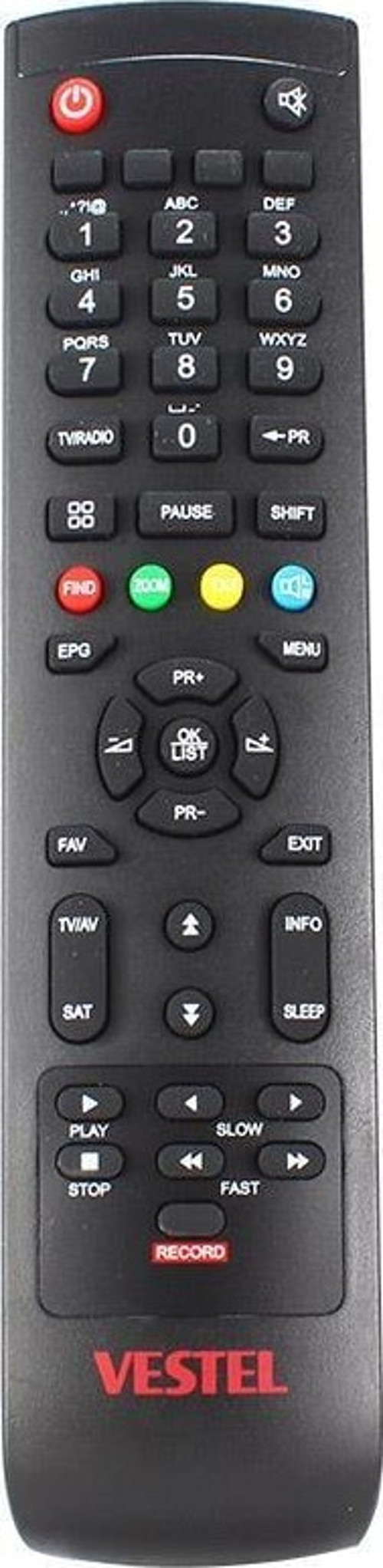 Record Tuşlu Lcd Tv Kumandası