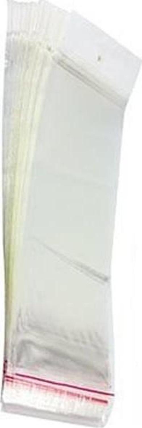 Kumanda Poşeti Askılı Şeffaf 25x8 Cm (100 Adet)