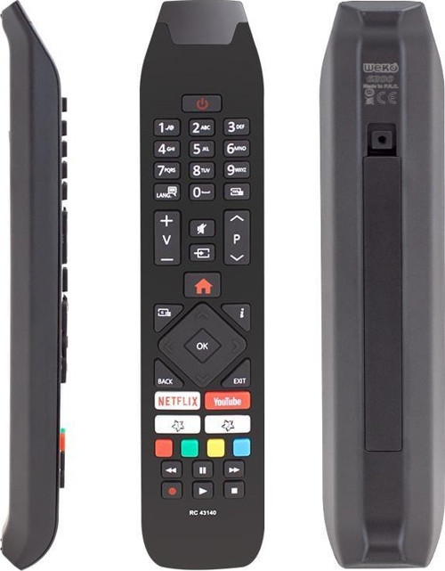 Vestel RC 43140 H0297A Netflix-Youtube Tuşlu Tv Kumandası