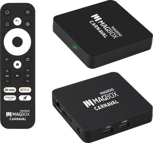 Magroid Carnaval Ses Komutlu Android Box 2 GB Ram 16 GB Hafıza 4K Ultra HD