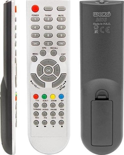 X700-X750 Kayıtlı Uydu Alıcı Kumandası