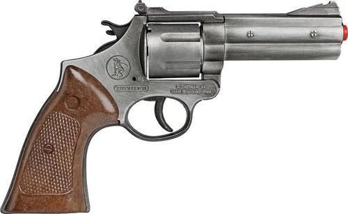 12 Lİ KAPSÜL TABANCASI VIP KALİTE REVOLVER GUN METAL KAPSÜL TABANCASI OYUNCAK TABANCA KILIFLI MODEL