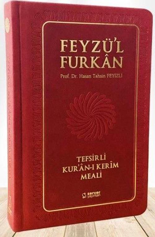 Feyzü'l Furkan Tefsirli Kur'an-ı Kerim Meali (Sempatik Cep Boy - Tefsirli Meal - Ciltli) - Bordo