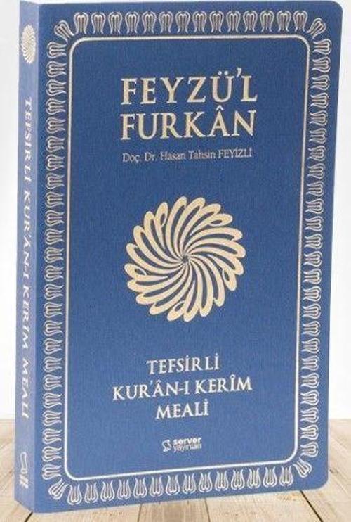 Feyzü'l Furkan Tefsirli Kur'an-ı Kerim Meali (Orta Boy - Tefsirli Meal - İnce Cilt) - Lacivert
