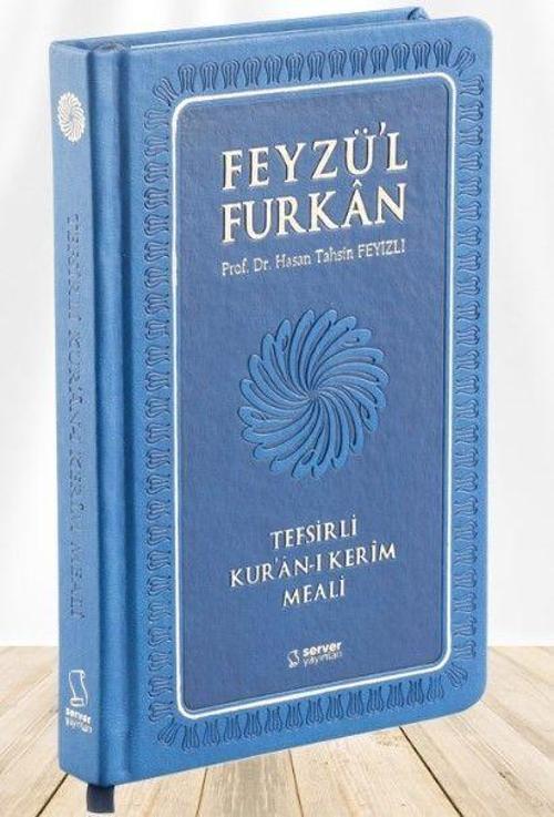 Feyzü'l Furkan Tefsirli Kur'an-ı Kerim Meali (Büyük Boy - Tefsirli Meal - Ciltli) LACİVERT