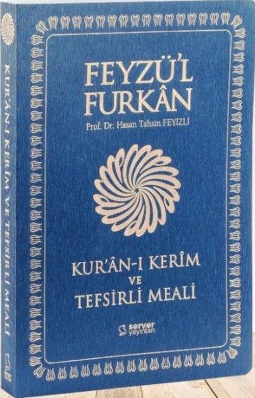 Feyzü'l Furkan Kur'an-ı Kerim ve Tefsirli Meali - Büyük Boy - İnce Cilt (Lacivert)