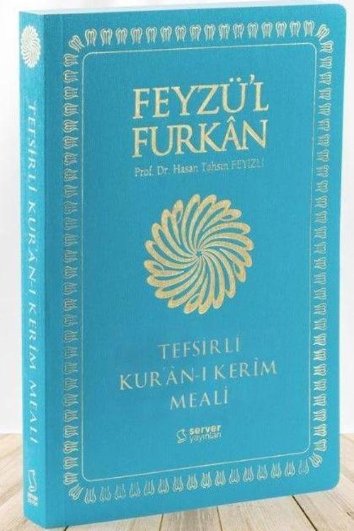 Feyzü'l Furkan Tefsirli Kur'an-ı Kerim Meali (Büyük Boy - Tefsirli Meal - İNCE CİLT) TURKUAZ