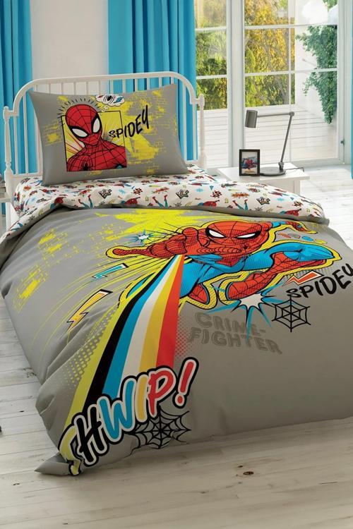 Lisanslı Disney Spiderman Power Lisanslı Tek Kişilik Nevresim Takımı
