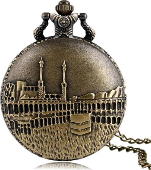 Kabe Temalı Köstekli Cep Saati