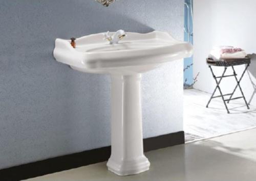 1837 Etajerli Lavabo 100X54 Cm Beyaz
