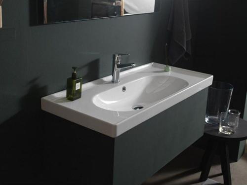 Arya Etajerli Lavabo 120X45 Cm(Dolap Hariç) Beyaz