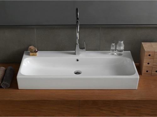 Cerastyle Pinto Etajerlı Lavabo 100X47Cm Gri