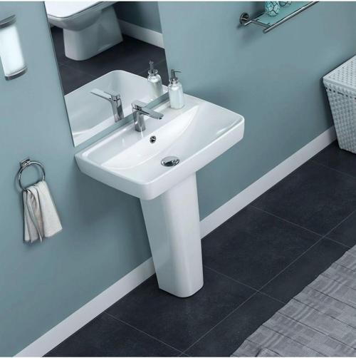 Duru Lavabo 60X40 Cm (Ayak Hariç) Beyaz