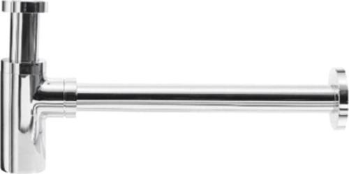 Düz Lavabo Sifonu Krom Kaplamalı 220-330 Mm