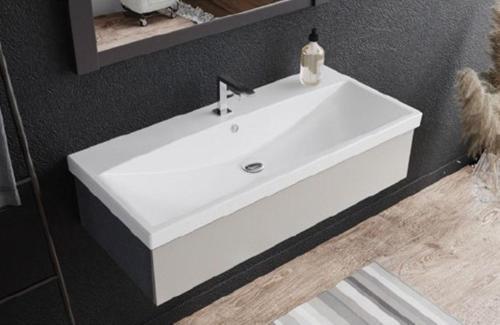 Elite Etajerli Lavabo 80X45 Cm Beyaz