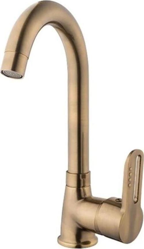 İnci Mix Lavabo Bataryası (Kısa Borulu) Antik Sarı