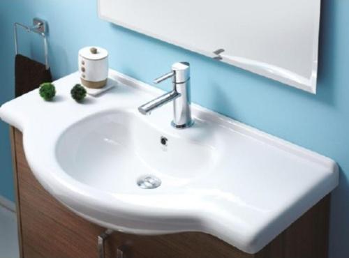 Nil Etajerli Lavabo 95X50 Cm(Dolap Hariç) Beyaz