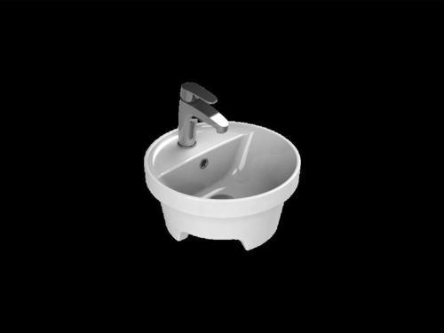 Suit Tezgahüstü Lavabo Ø 38 Cm Beyaz