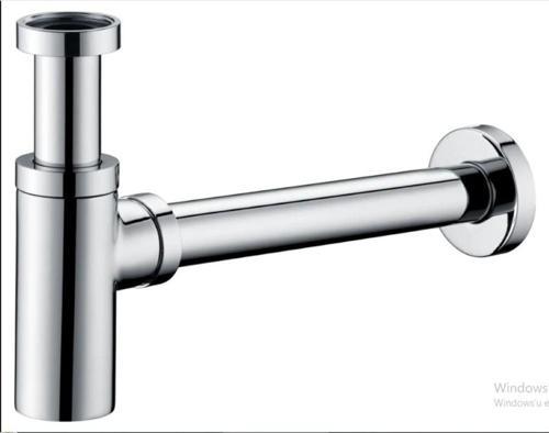 Yuvarlak Lavabo Sifonu Krom Kaplamalı 200-300 Mm