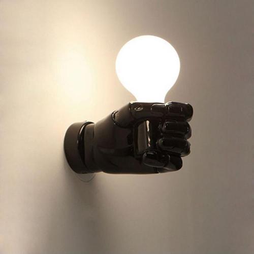 Sol El Duvar Lambası Aplik Duvar Aydınlatma Ev Bahçe Dekorasyon