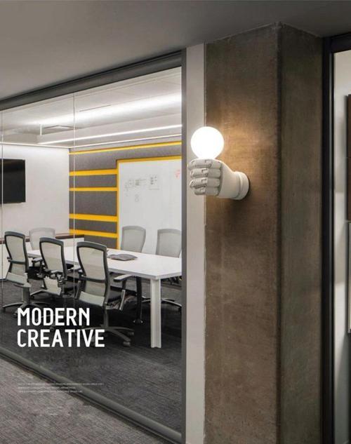 Sol El Duvar Lambası Aplik Duvar Aydınlatma Ev Bahçe Dekorasyon