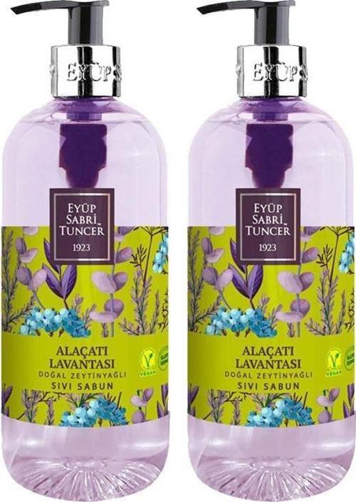 Alaçatı Lavantası Doğal Zeytinyağlı Sıvı Sabun 500 ml X 2 Adet