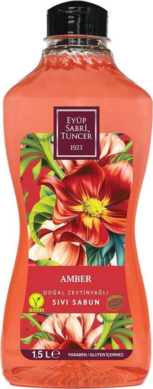 Doğal Zeytinyağlı Sıvı Sabun Amber 1500 ML