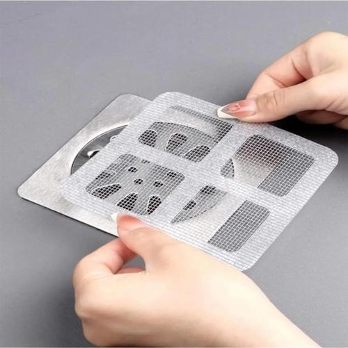 10 Adet Banyo Gider Süzgeci, Lavobo Süzgeci, Gider Kapağı, Sineklik, Böcek Önleyici