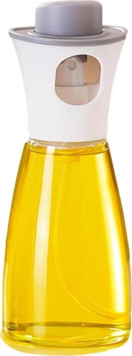 220 ml Çok Amaçlı Zeytinyağı Soya Sosu Sirke Spreyli Cam Şişe